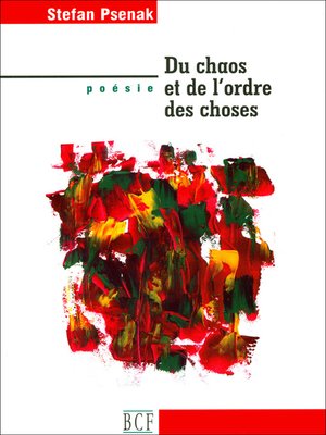 cover image of Du chaos et de l'ordre des choses